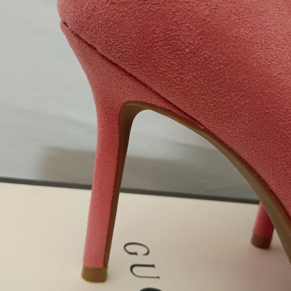 Katy Perry The Dina Microsuede Pink Scalloped Pointed Toe Pumps 6.5 - Picture 6 of 7